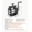 Dispozitiv manual de laminat aur, argint, cupru, 4 in 1, Grosime reglabila 0.03-7 mm, Rotund, plat si Patrat, Semirotund
