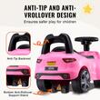 Masinuta Ride-on, Sistem Anti-rasturnare, Muzica pe volan, 1-3 Ani, 66 x 29 x 36 cm, Spatiu depozitare, max 22 kg, Roz