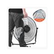Ventilator de podea, diametru 45 cm, 120 W, grilaj metalic, 3 trepte, 220 V, 65 dB, Negru