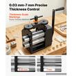 Dispozitiv manual de laminat aur, argint, cupru, 4 in 1, Grosime reglabila 0.03-7 mm, Rotund, plat si Patrat, Semirotund