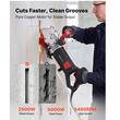 Masina de taiat caneluri in beton 5 x discuri 160 mm, Putere 5000 W, 5460 rpm, ghidaj laser, taiere asistata cu apa