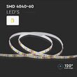 Banda led SMD4040, 60LED/m, 4000K, IP20, 5m, 800 lm/m