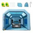Cabina de vopsit, gonflabila, Vevor, 2 x suflante, 750 / 960 W, dimensiune exterioara 8.5 x 4.8 x 3.3 m