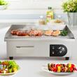 Plita electrica Vevor Inox Plancha 3000 W, suprafata de gatit otel 540x300 mm 