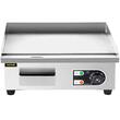Plita electrica Vevor Plancha Inox 2500 W, suprafata de gatit fonta 451 x 300 mm