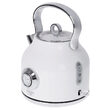 Fierbator electric cu termometru, 1.7 l, Inox, Alb, 2200 W, Retro design