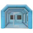Cabina de vopsit, gonflabila, Vevor, 2 x suflante 330/680W, dimensiune exterioara 6 x 3 x 2.5 m