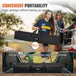 Ecran de proiectie 150 inch, 4K Ultra HD, portabil, 16:9, Material anti-lumina, Proiectie fata-verso