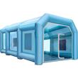 Cabina de vopsit, gonflabila, Vevor, 2 x suflante, 330/1100W, dimensiune exterioara 8 x 4 x 3 m