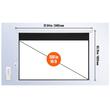 Ecran de proiectie motorizat 100 inch, 4K Ultra HD, 16:9, Material anti-lumina, Telecomanda