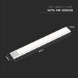 Aplica led cu senzor de miscare pentru dressing, 2.5W, 3000K, IP20, Argintiu, alimentare USB