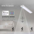 Aplica led cu senzor de miscare pentru dressing, 2.5W, 3000K, IP20, Argintiu, alimentare USB