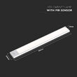 Aplica led cu senzor de miscare pentru dressing, 2.5W, 4000K, IP20, Argintiu, alimentare USB