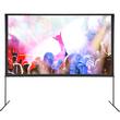 Ecran de proiectie 100 inch, 4K Ultra HD, 16:9, Portabil, Material anti-lumina, vizionare fata/spate