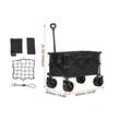 Carucior pliabil pentru gradina, camping, 113 l, 855x500x1070 mm, Capacitate 100 kg, Otel/Nylon, 4 x roti late de 5 inch