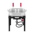 Friteuza multifunctionala cu arzator pe gaz, 2 x Cosuri, Capacitate 13.27 l, dimensiune 420x530x740 mm, Termometru