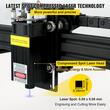Masina de gravat cu laser 6 W, Zona de gravare 460 x 810 mm, Wi-Fi / USB, Viteza maxima 6000 mm/min