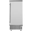 Masina profesionala de facut cuburi de gheata, Incorporabila, Inox 36 kg/zi, capacitate de depozitare 15 kg, dimensiune cub 22x22x22mm
