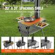 Soba camping, Portabila, Otel, 590 x 790 x 2620 mm, Inaltime cos 2.6 m
