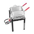 Friteuza multifunctionala cu arzator pe gaz, 2 x Cosuri, Capacitate 13.27 l, dimensiune 420x530x740 mm, Termometru
