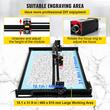 Masina de gravat cu laser 6 W, Zona de gravare 460 x 810 mm, Wi-Fi / USB, Viteza maxima 6000 mm/min