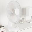 Ventilator de birou 40 cm, Oscilatie, 3 x viteze, 45 W, alb