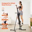 Stepper vertical, simulare urcat pe scari, 5 niveluri, Inaltime reglabila, LCD, max 118 kg, PLiabil