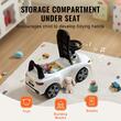 Masinuta Ride-on, Sistem Anti-rasturnare, Muzica pe volan, 1-3 Ani, 66 x 29 x 36 cm, Spatiu depozitare, max 22 kg, Alb