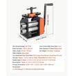 Dispozitiv manual de laminat aur, argint, cupru, 3 in 1, Grosime reglabila 0.03-7 mm, Rotund, plat si Patrat