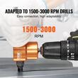 Adaptor pentru masina de gaurit cu acumulator, functie foarfeca de taiat tabla, 1500-3000 rpm, Grosime de taiere 1,6 mm