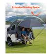 Cort camping pentru camioneta pick-up, 2-3 persoane, 4350 x 1830 x 1800 mm, PU2000 mm, copertina extensibila