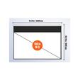 Ecran de proiectie retractabil manual, 100 inch, 4K Ultra HD, 16:9, Material anti-lumina