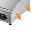 Plita electrica Vevor Plancha Inox 4400 W, suprafata de gatit fonta 72.8 x 40 cm