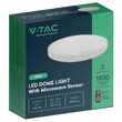 Aplica led cu senzor de miscare 18 W, Alb, 6500 K, 1830 lm, IP 44, Rotunda 295 x 60 mm