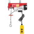 Electropalan Vevor 2000 W, Telecomanda cu fir, Inaltime max de ridicare 6/12 m, viteza 10 m/min, capacitate 600 / 1200 kg