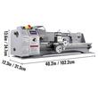 Mini strung pentru metal Vevor 1100 W, Distanta dintre centre 750 mm, 50-2250 rpm
