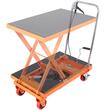 Carucior hidraulic cu platforma 700 x 450 mm, Vevor max 230 kg, Inaltime ridicare 220-720 mm