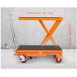 Carucior hidraulic cu platforma 700 x 450 mm, Vevor max 230 kg, Inaltime ridicare 220-720 mm