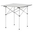 Masa camping, pliabila, portabila, Geanta transport, Aluminiu, 700x700x700 mm