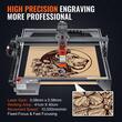 Masina de gravat cu laser 5W, Zona de gravare 410 x 400 mm, USB, Viteza maxima 10000 mm/min, Lungime de unda laser 455±5nm