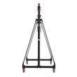 Macara portabila cu carucior manual, chingi si palan, max 1000 kg, Inaltime reglabila 2430-3630 mm