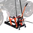 Cric hidraulic si pneumatic, Capacitate 680 kg, Inaltime ridicare 119-381 mm, 4 roti, 8-20 Bar