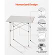 Masa camping, pliabila, portabila, Geanta transport, Aluminiu, 700x700x700 mm