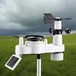 Statie meteo cu panou solar, 7in1, Wireless, Ecran HD 7.5 inch, Temperatura / Umiditate / Precipitatii /Viteza vantului/Directie vantului/UV/Lumina soarelui