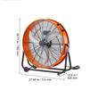 Ventilator industrial cu cadru, 2 x roti, 145 W, Diametru 710 mm, 3 trepte de viteza, 14780 m³/h