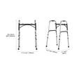Cadru de mers pliabil, Inaltime reglabila 820-1000 mm, Aluminiu, max 160 kg