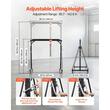Macara portabila cu carucior manual, chingi si palan, max 1000 kg, Inaltime reglabila 2430-3630 mm