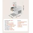Masina de facut fulgi de zapada, Capacitate 40 kg/zi, 260 W, Otel laminat la rece, Rezervor 1.8 l, Pre-racire rapida 90 s