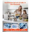 Presa electrica pentru ulei, la cald 50 ℃-300 ℃, Inox, capacitate 3.75 kg/h, putere 750 W