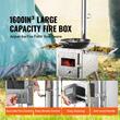 Soba camping, Portabila, Otel Inoxidabil, 590 x 790 x 2620 mm, Inaltime cos 2.6 m